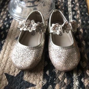 Toddler size 4 Gold Shoes